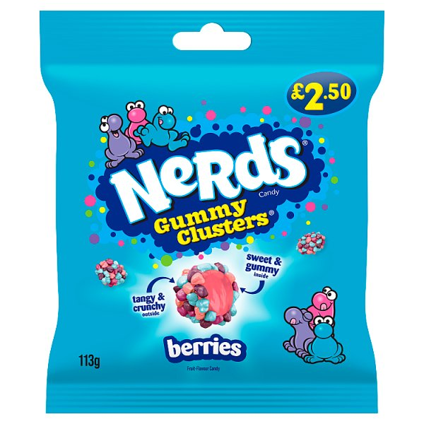 NERDS GUMMY CLUSTER BERRY PM 113G
