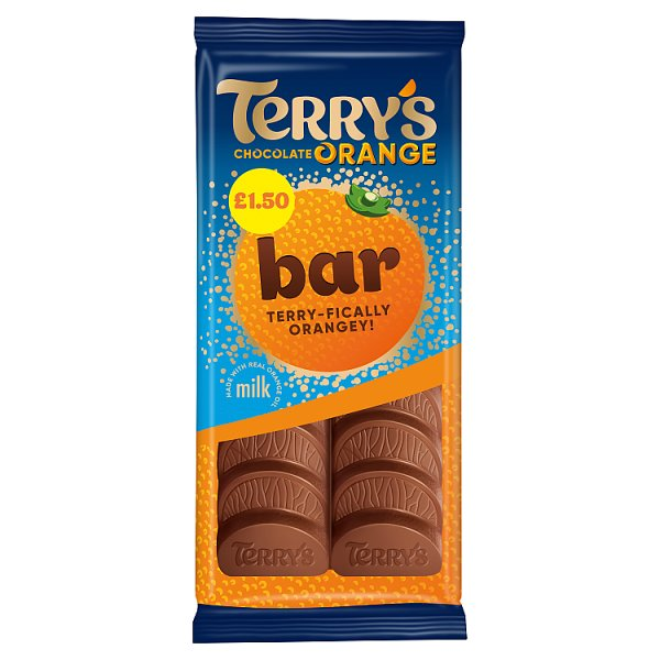 TERRYS CHOC ORANGE PM150 BAR 90G