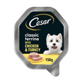CESAR CLASSIC TERRINE DOG FOOD TRAY CHICKEN & TURKEY IN LOAF 150G