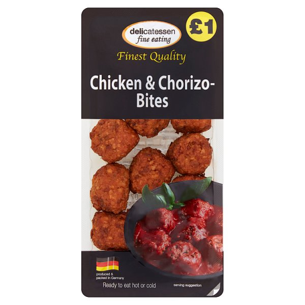 DELICATESSEN FINE EATING CHICKEN & CHORIZO-BITES 200G