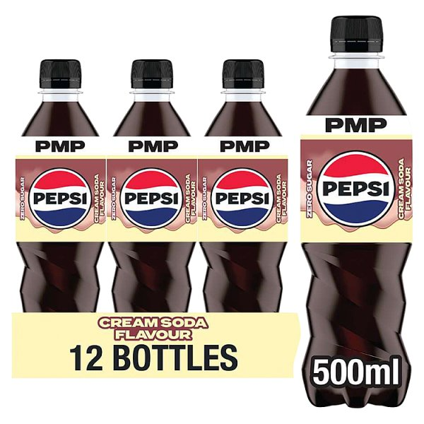PEPSI CREAM SODA PET PM145 500ML