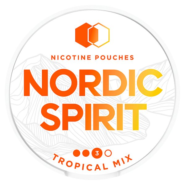 NORDIC SPIRIT TROPICAL MIX STRONG CAN 9MG NICOTINE POUCH