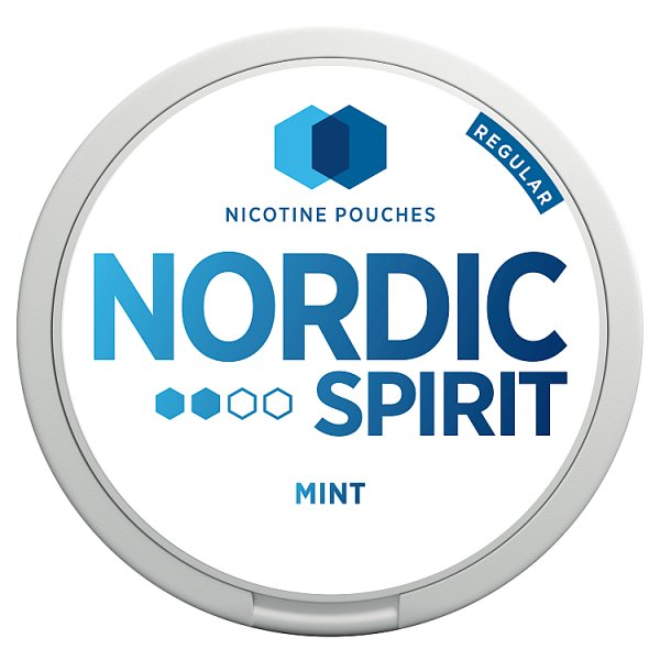 NORDIC SPIRIT MINT REGULAR NICOTINE POUCHES