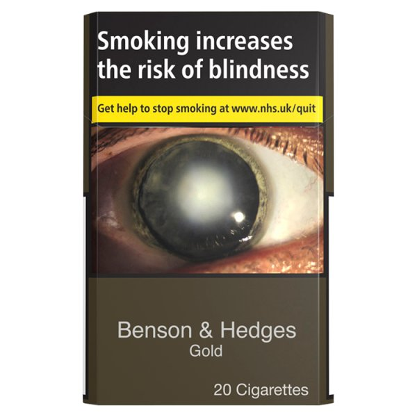 BENSON & HEDGES GOLD 20 CIGARETTES