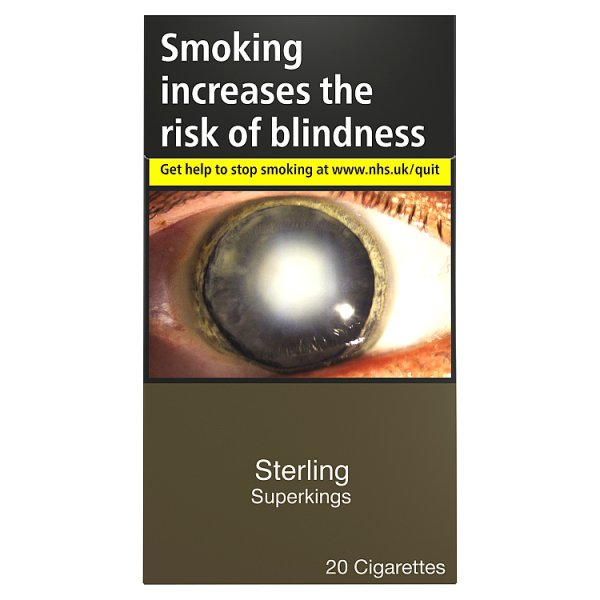 STERLING SUPERKINGS 20 CIGARETTES