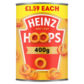 HEINZ HOOPS SHAPED PASTA IN TOMATO SAUCE PMP 400G