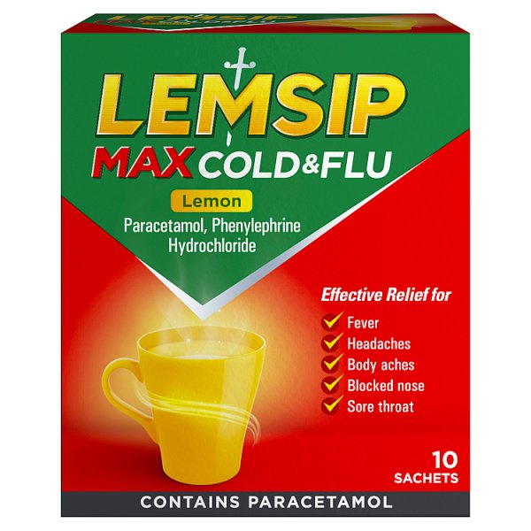 LEMSIP MAXIMUM STRENGTH 10SACH
