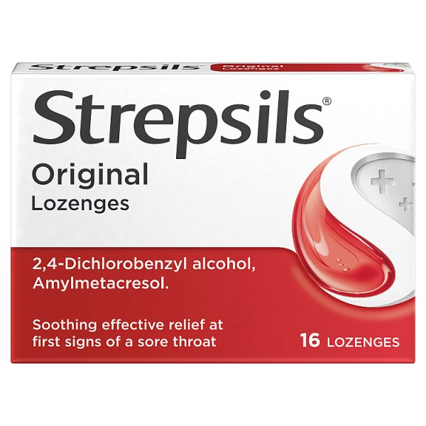 STREPSILS ORIGINAL LOZENGES X16 FOR SORE THROAT