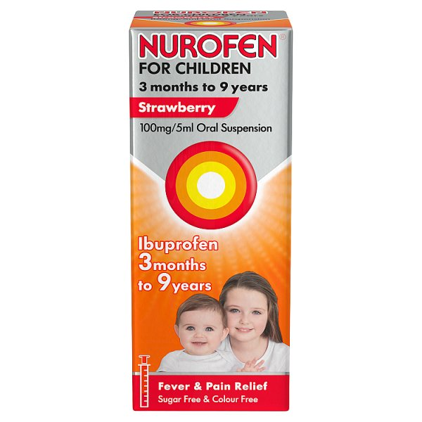NUROFEN FOR CHILDREN S/BERRY 100ML