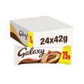 GALAXY SMOOTH MILK CHOCOLATE BAR 42G PMP £0.75