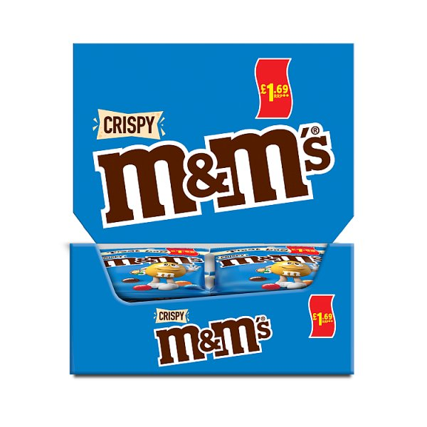 M&MS CRISPY TREAT BAG PM169 77G