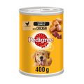 PEDIGREE ADULT WET DOG FOOD TIN CHICKEN IN GRAVY 400G