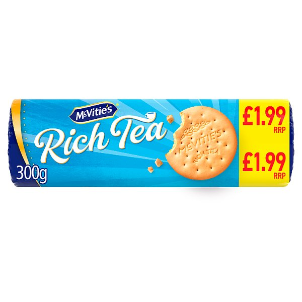 MCVITIE'S RICH TEA CLASSIC BISCUITS 300G PMP £1.99