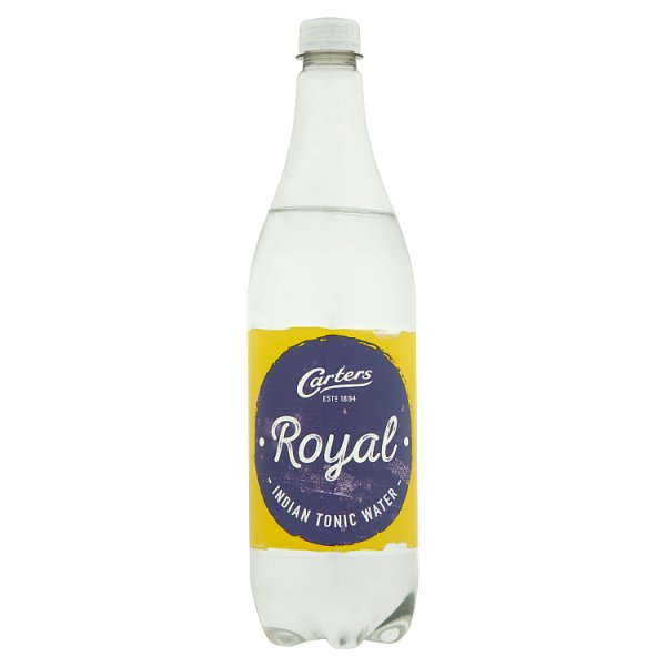 CARTERS ROYAL INDIAN TONIC WATER 1 LITRE