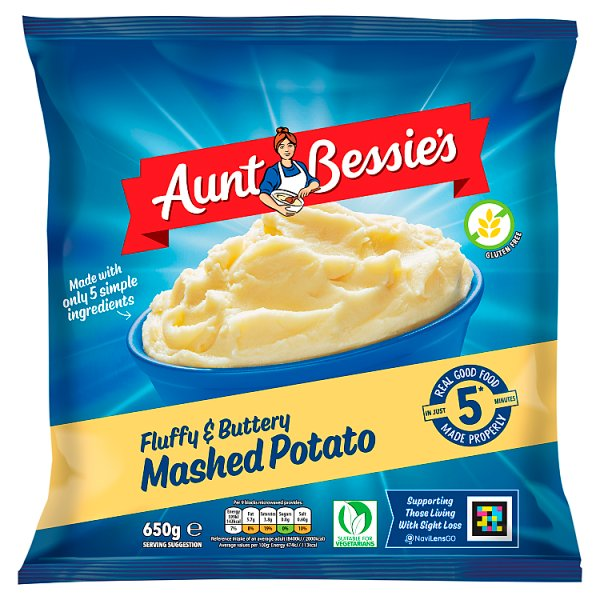 AUNT BESSIE'S MASHED POTATO 650G