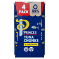 PRINCES TUNA CHUNKS IN SUNFLOWER OIL 4 X 145G
