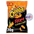 CHEETOS FIERY JALAPENO & CHEESE SHARING CRISPS 70G PMP RRP £1.49