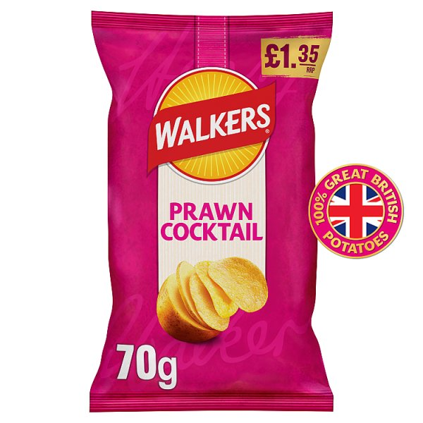 WALKERS PRAWN COCKTAIL PM135 70G