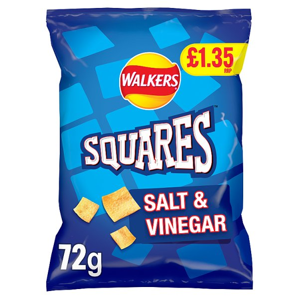 SQUARES SALT VINEGAR PM135 72G