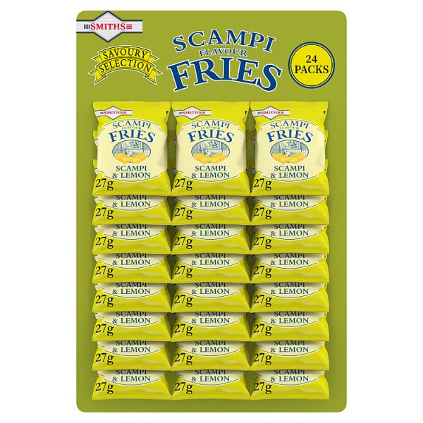 SMITHS CRISPS SCAMPI & LEMON FRIES SNACKS 27G