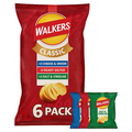 WALKERS VARIETY CRISPS 6PK 6X25G