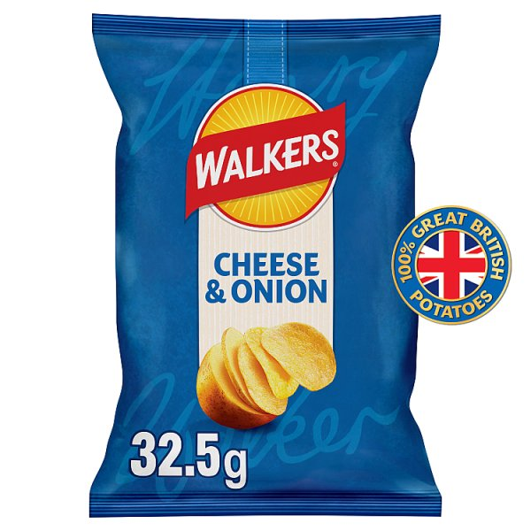 WALKERS CRISP CHEESE & ONION 32.5G