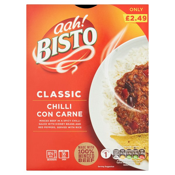 BISTO CLASSIC CHILLI CON CARNE 375G