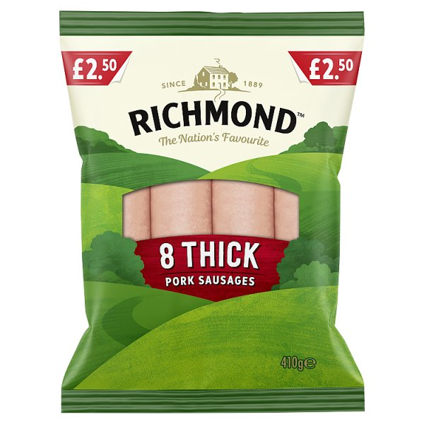RICHMOND SAUSAGES PM250 410G