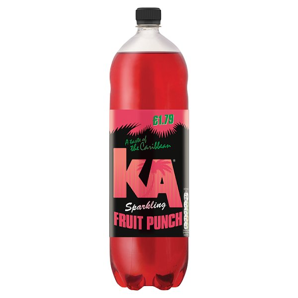 KA SPARKLING FRUIT PUNCH 2L BOTTLE, PMP £1.79