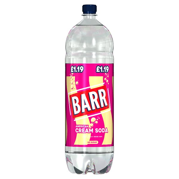 BARR AMERICAN CREAM SODA 2 LITRE