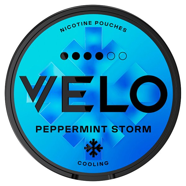 VELO PEPPERMINT STORM 10.9MG NICOTINE POUCHES