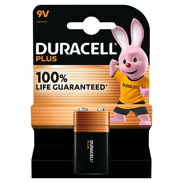 DURACELL PLUS 100% 9V