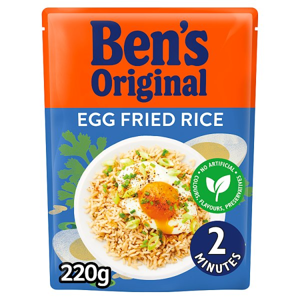 BENS ORIGINAL EGG FRIED MICROWAVE RICE 220G