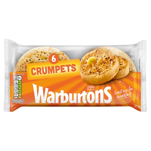 WB CRUMPETS 6PK