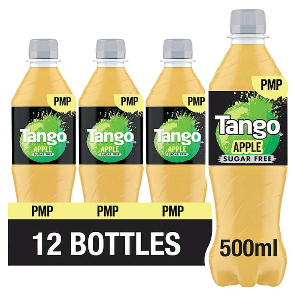 TANGO APPLE SUGAR FREE BOTTLES PMP 12 X 500ML