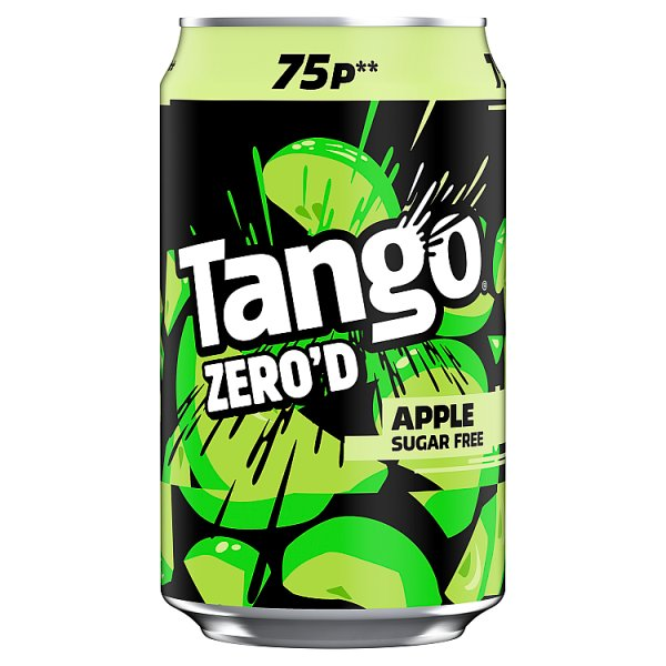 TANGO APPLE SUGAR FREE CAN PMP 330ML