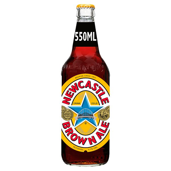 NEWCASTLE BROWN ALE BOTTLE 550ML