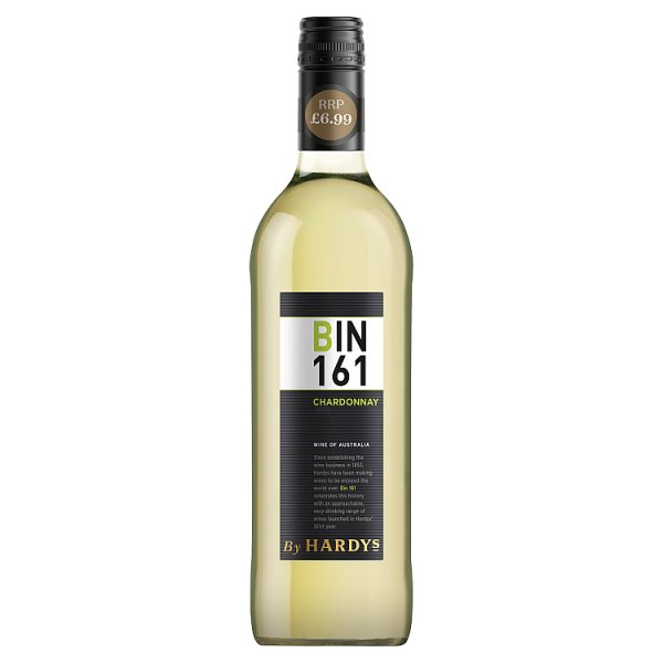 HARDYS BIN 161 CHARDONNAY WHITE WINE 75CL