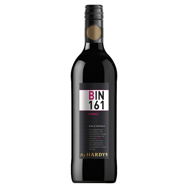 HARDYS BIN 161 SHIRAZ RED WINE 75CL