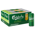 CARLSBERG DANISH PILSNER LAGER BEER 10 X 440ML CAN