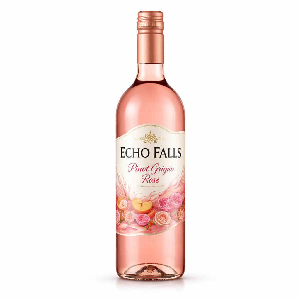 ECHO FALLS PINOT GRIGIO ROSE 75CL