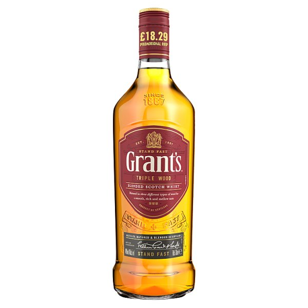GRANT'S TRIPLE WOOD BLENDED SCOTCH WHISKY 700ML