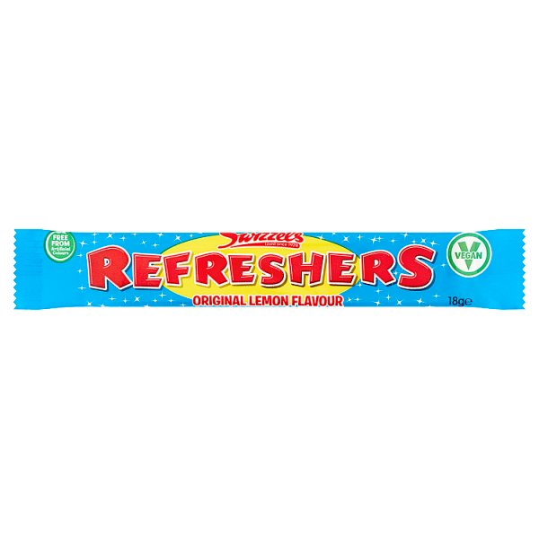 SWIZZELS REFRESHERS ORIGINAL LEMON FLAVOUR CHEW BAR 18G