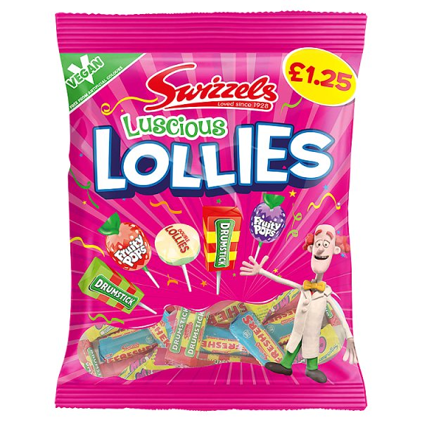 SWIZZELS LUSCIOUS LOLLIES 132G PMP