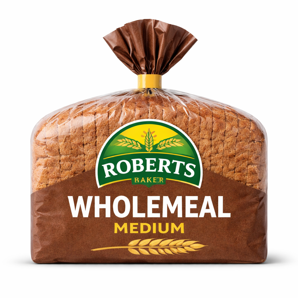 ROBERTS BAKERY WHOLE MEAL MEDIUM
