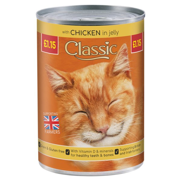 CLASSIC WITH CHICKEN IN JELLY 400G