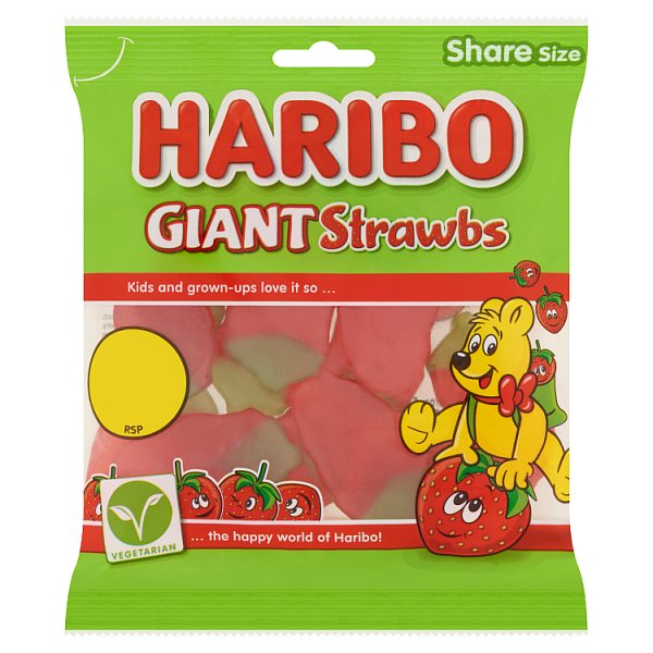 HARIBO GIANT STRAWBS PM125 140G