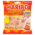 HARIBO HAPPY COLA ZING FIZZY & JELLY SWEETS SHARING BAG 140G