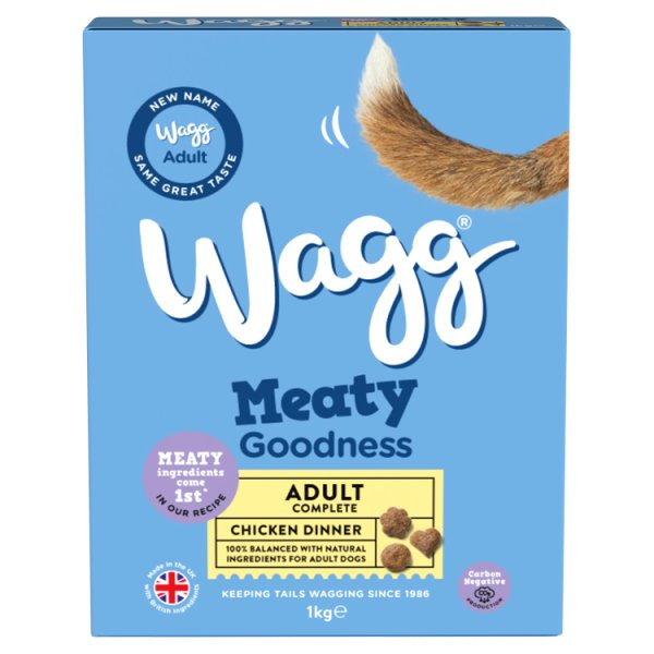 WAGG MEATY GOODNESS ADULT COMPLETE CHICKEN DINNER 1KG