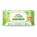 LITTLE HEROES BABY WIPES- GREEN